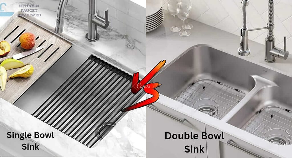 single bowl sink vs double bowl sink