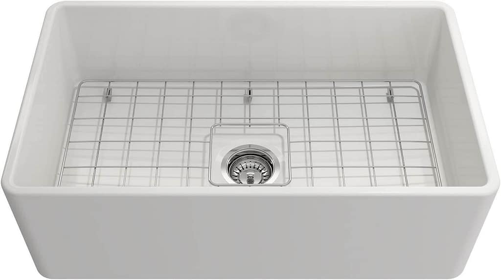 BOCCHI Classico Farmhouse White Kitchen Sink