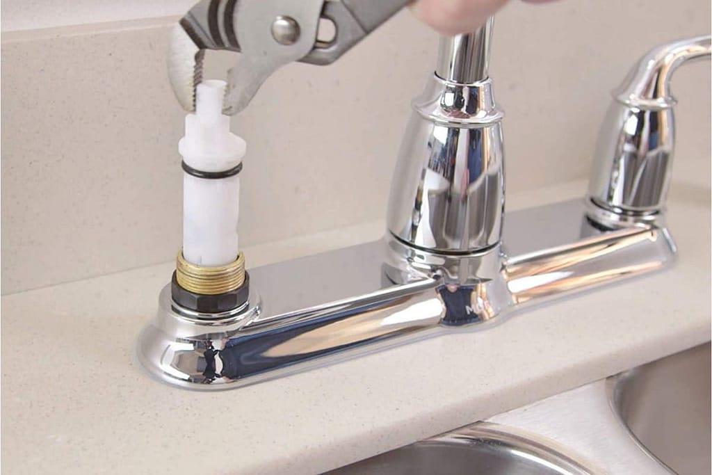 Replacing Two-Handle Faucet Cartridge