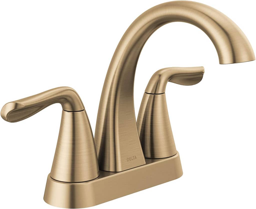 Delta Arvo Gold Bathroom Faucet