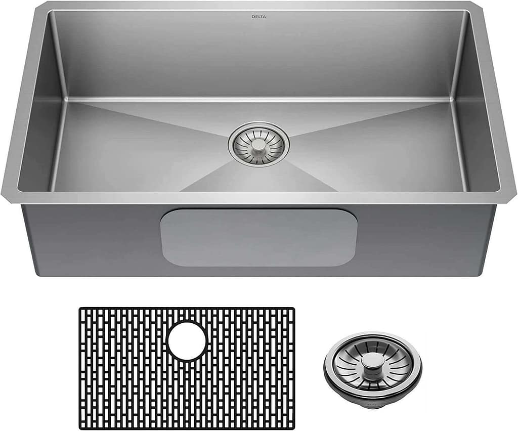 DELTA 32-inch Stainless Steel Kitchen Sink 953034-32S-SS Satin