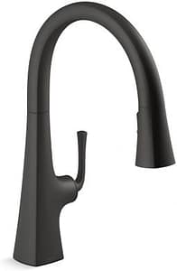 Kohler K-22062-BL Graze Pull Down Kitchen Faucet