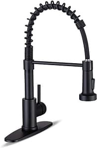 WEWE Black Commercial Kitchen faucet Sus304