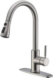 WEWE Single Handle Pull Out Kitchen Faucet