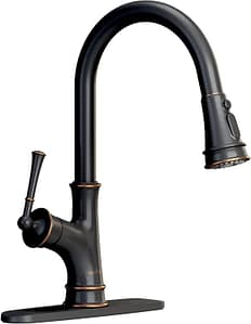 APPASO Pull Down Oil Rubbed Bronze Kitchen Sink Faucet