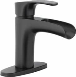 Aqua Vista H07L-412-AV-BK-MB Waterfall Bathroom Faucet