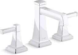 KOHLER 27399-4-CP Riff Widespread Bathroom Faucet