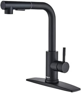 FORIOUS Matte Black Kitchen Faucet