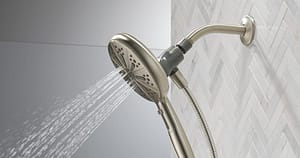 How to remove flow restrictor from delta shower head