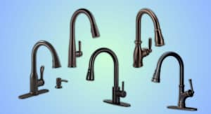 oil rubbed bronze kitchen faucet