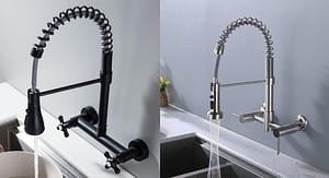 wall mount kitchen faucet