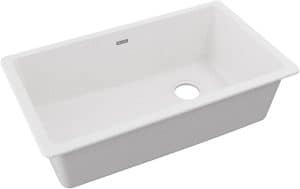 Elkay Quartz Classic ELGU13322WH0 White Kitchen Sink