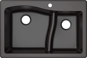 Kraus Quarza Black Kitchen Sink KGD-442