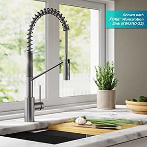 Kraus Oletto Commercial Kitchen Faucet KPF-2631MB
