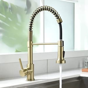 OWOFAN commercial kitchen faucet with sprayer