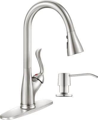 APPASO Patented Kitchen Faucet with Pull Down Sprayer Single Handle