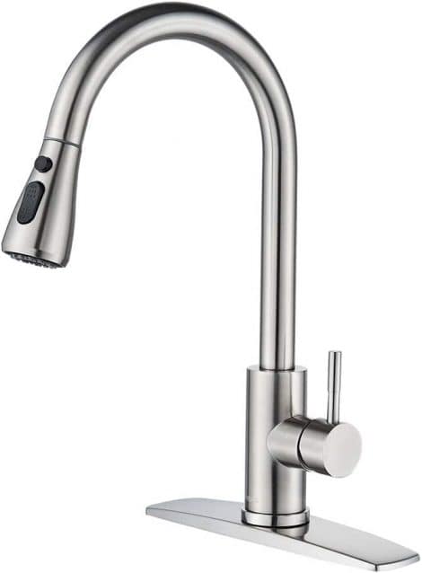 FORIOUS High Arc Single Handle Kitchen Faucet