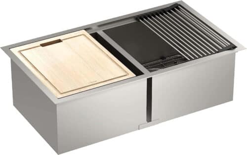 Moen Double Bowl Workstation Sink GS182040BUX