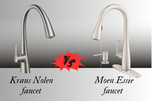 Kraus nolen faucet vs Moen Essie faucet