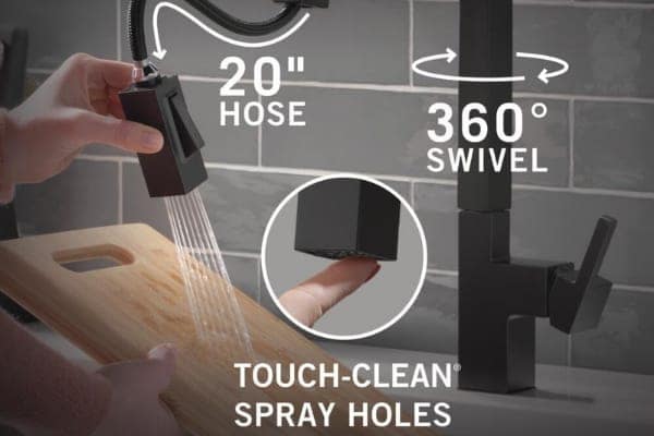 Delta Junction Matte Black Kitchen Faucet