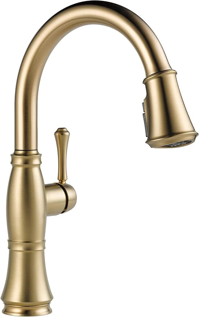 Delta Cassidy Gold Kitchen Faucet