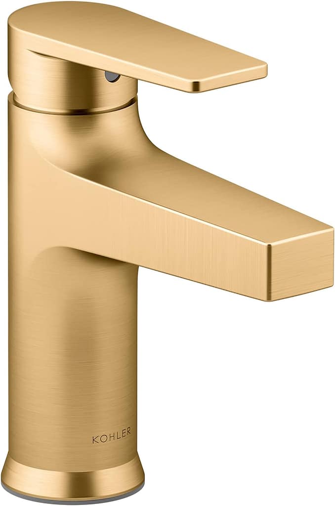 KOHLER Taut Gold Bathroom Faucet