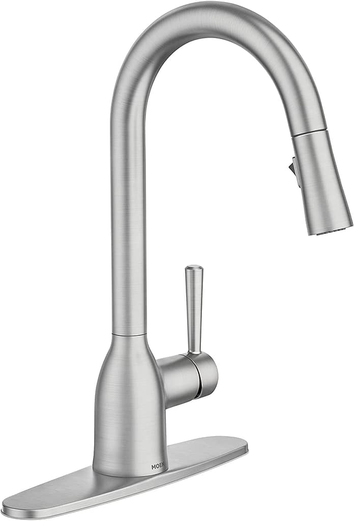 Moen Adler 87233SRS High Arc One Handle Kitchen Faucet