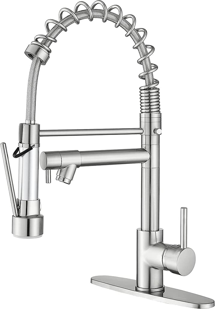 BASDEHEN Modern Commercial Kitchen Faucet