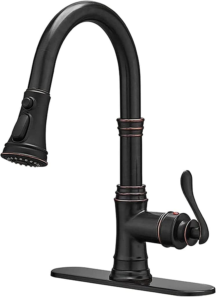 BATHLAVISH Oil Rubbed Bronze Kitchen Faucet