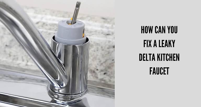 How Can You fix a leaky delta kitchen faucet