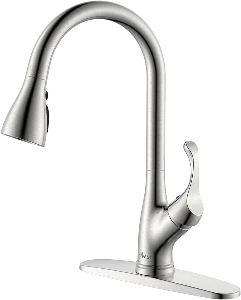 APPASO modern kitchen faucet brushed nickel Grifos De Cocina