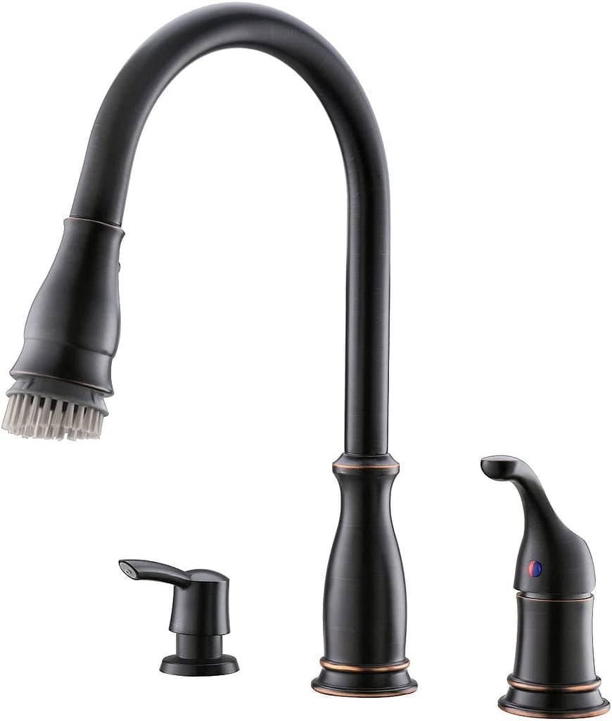 appaso 3 hole kitchen faucet