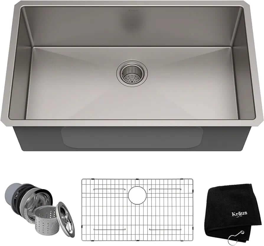 Kraus KHU100-32 Standart PRO 16 Gauge Stainless Steel Kitchen Sink