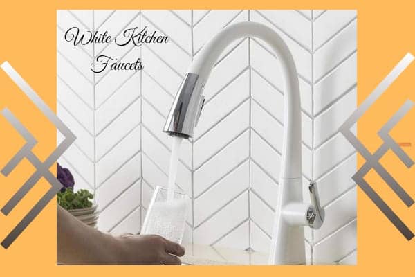 white kitchen faucet