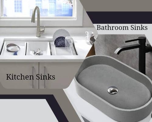 Kitchen sinks vs Bathroom Sinks