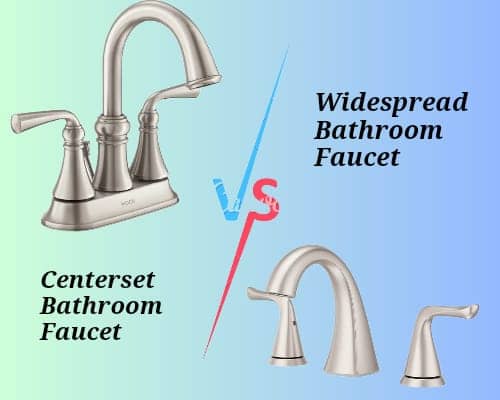 Centerset vs Widespread Bathroom faucets